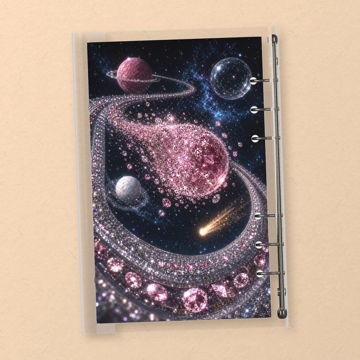 Pink Diamond Planet back cover design