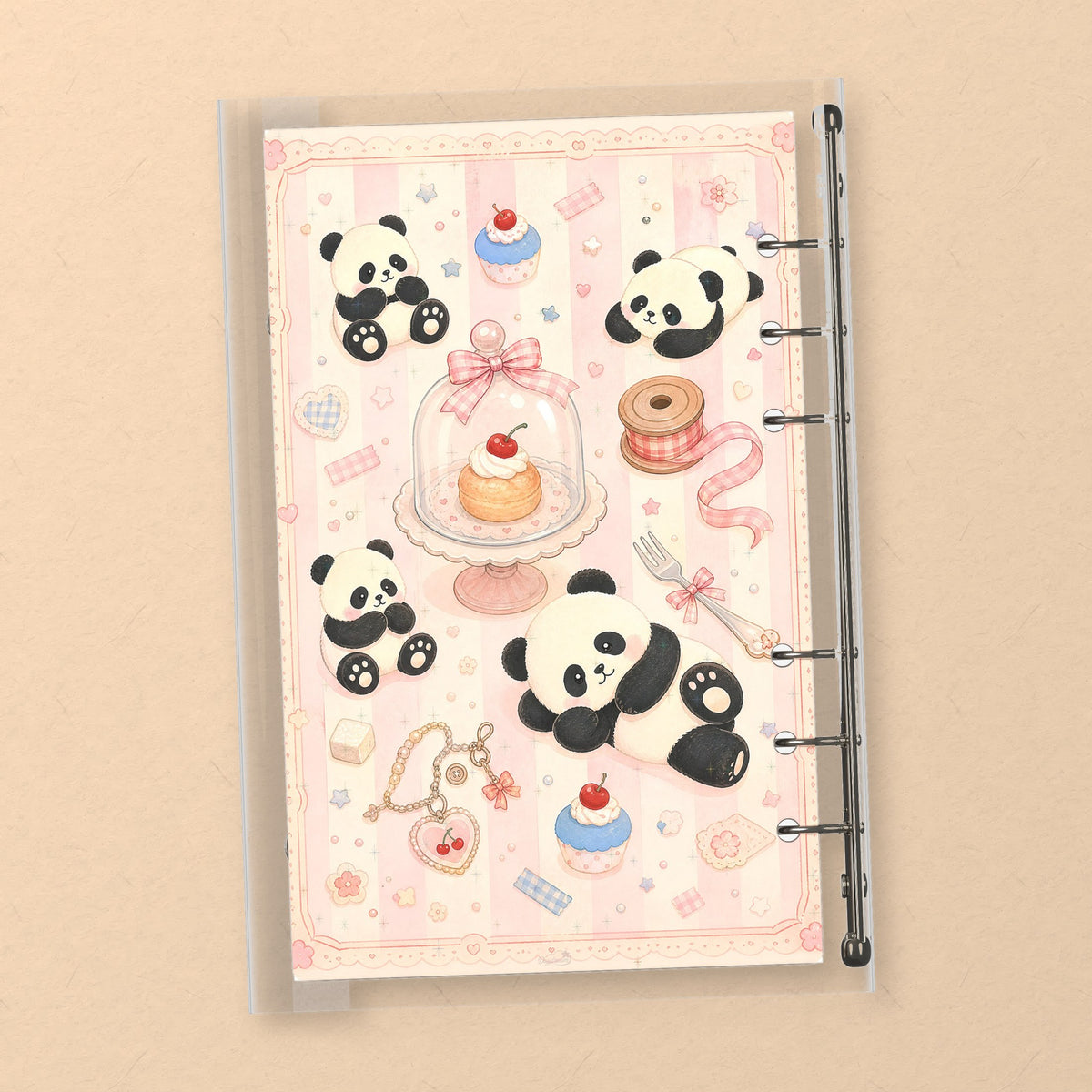 Panda Cupcakes back cover design