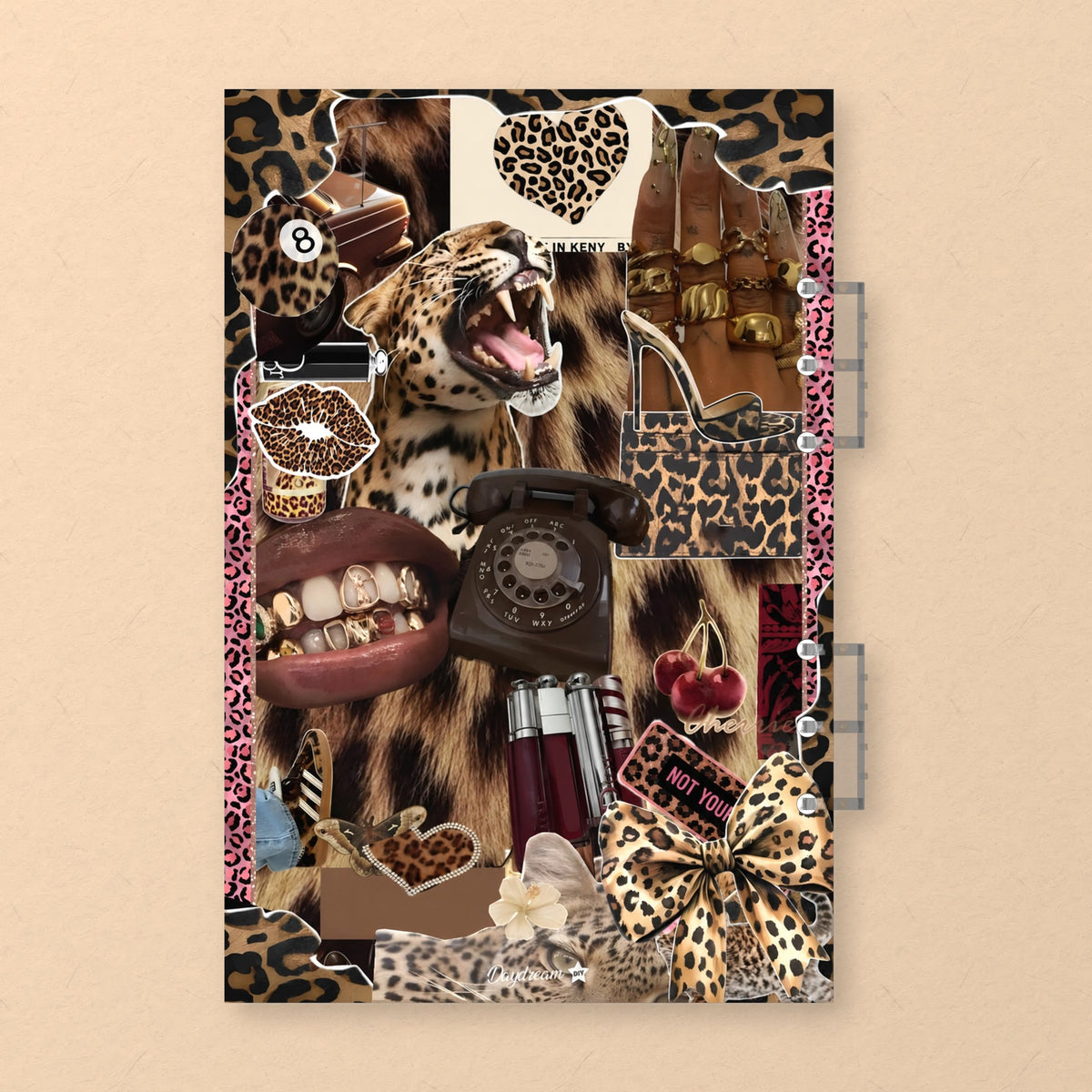 Leopard Print back cover design