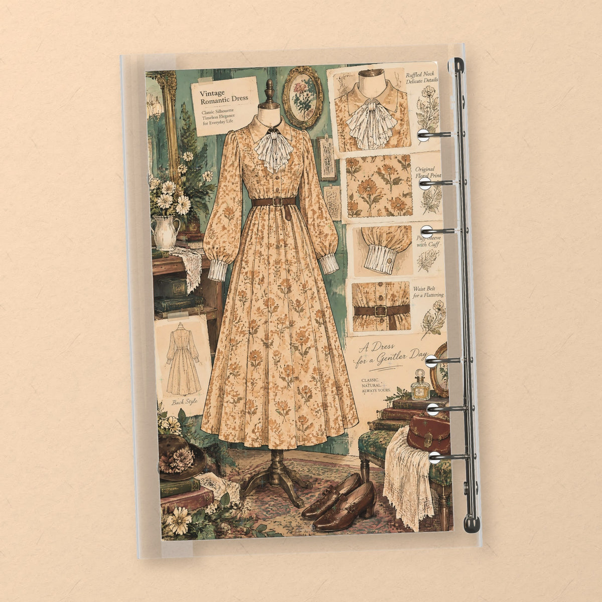 Vintage Boutique back cover design