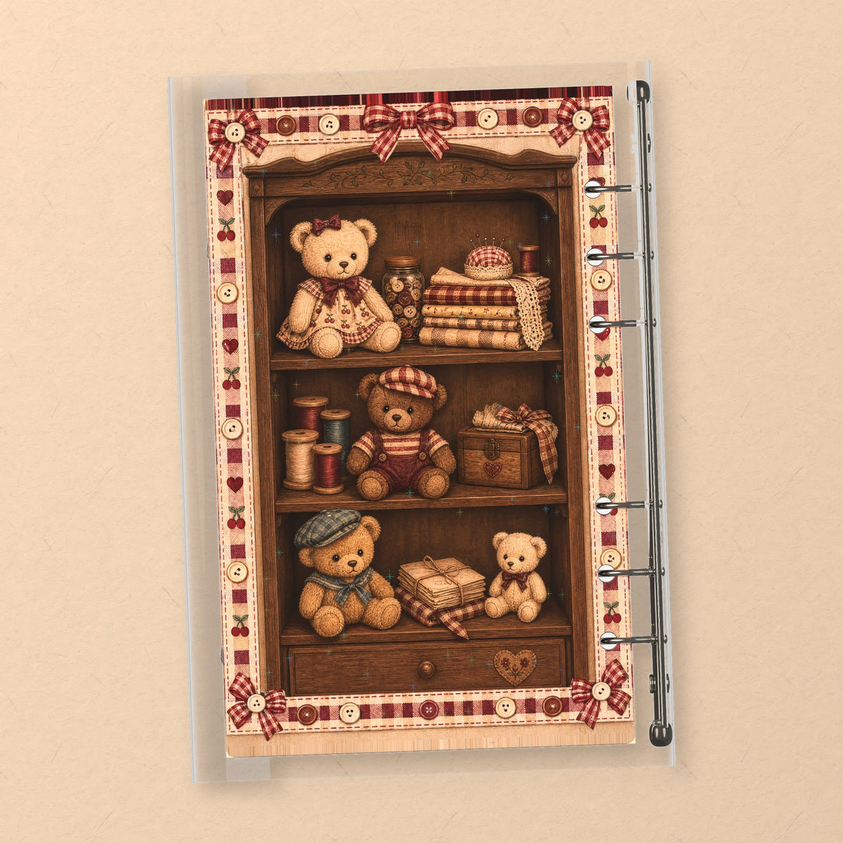 Teddy Treasures back cover design