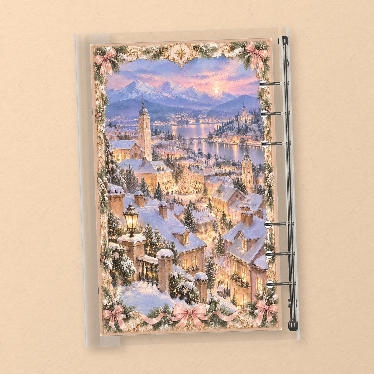 Pink Snow Town back cover design