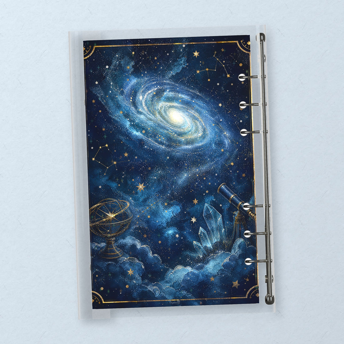 Galaxy Moon back cover design