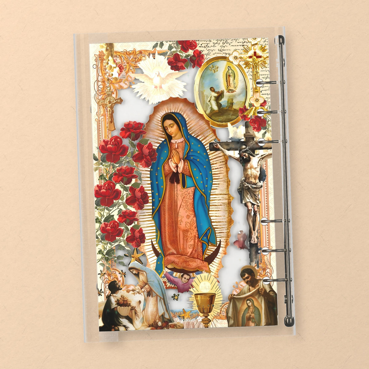 Our Lady of Guadalupe back cover design