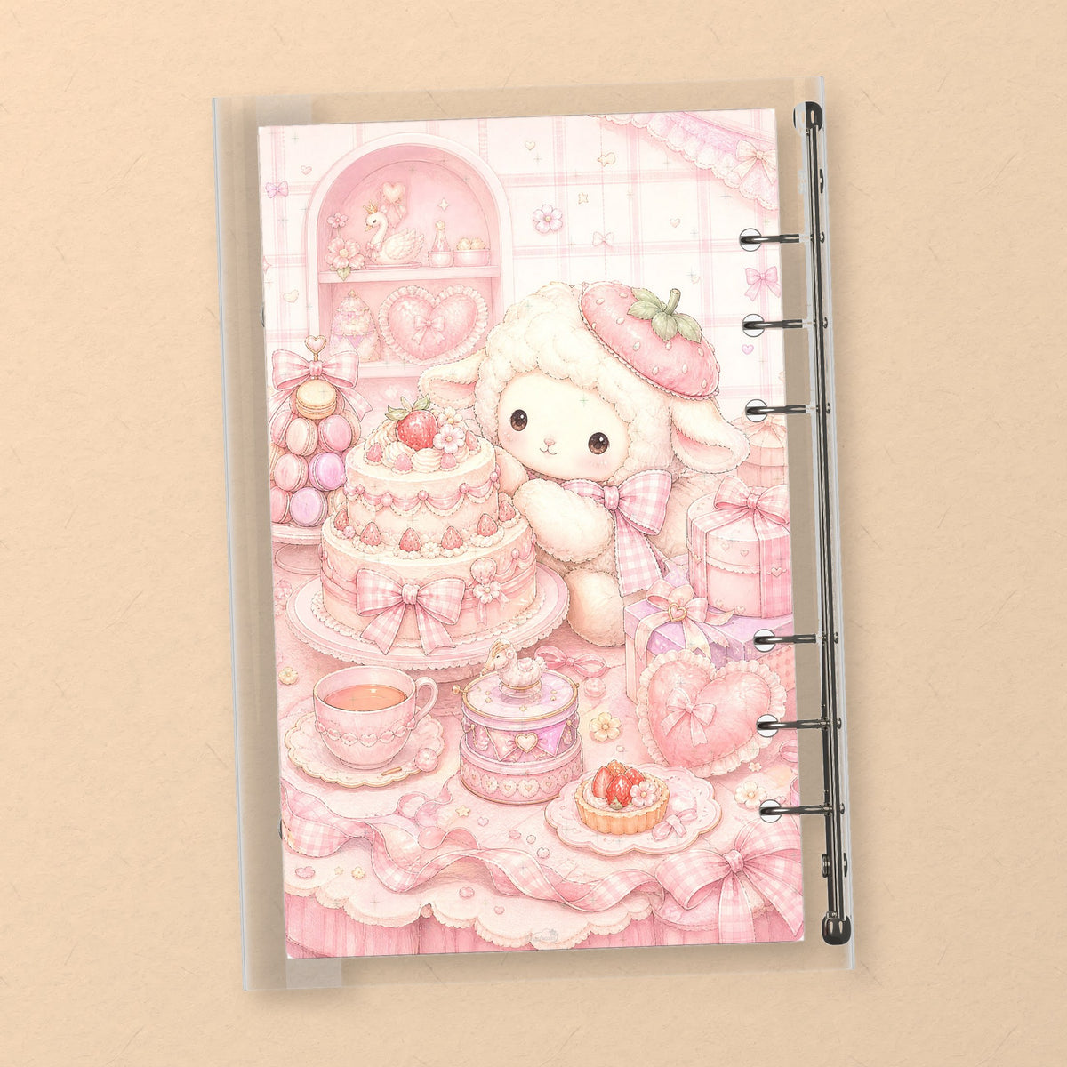 Pink Lamb Sweetheart back cover design