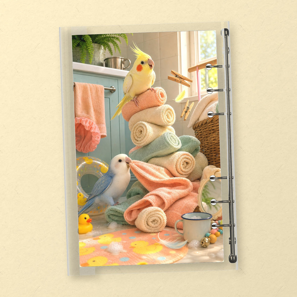 Birdcage Pals back cover design