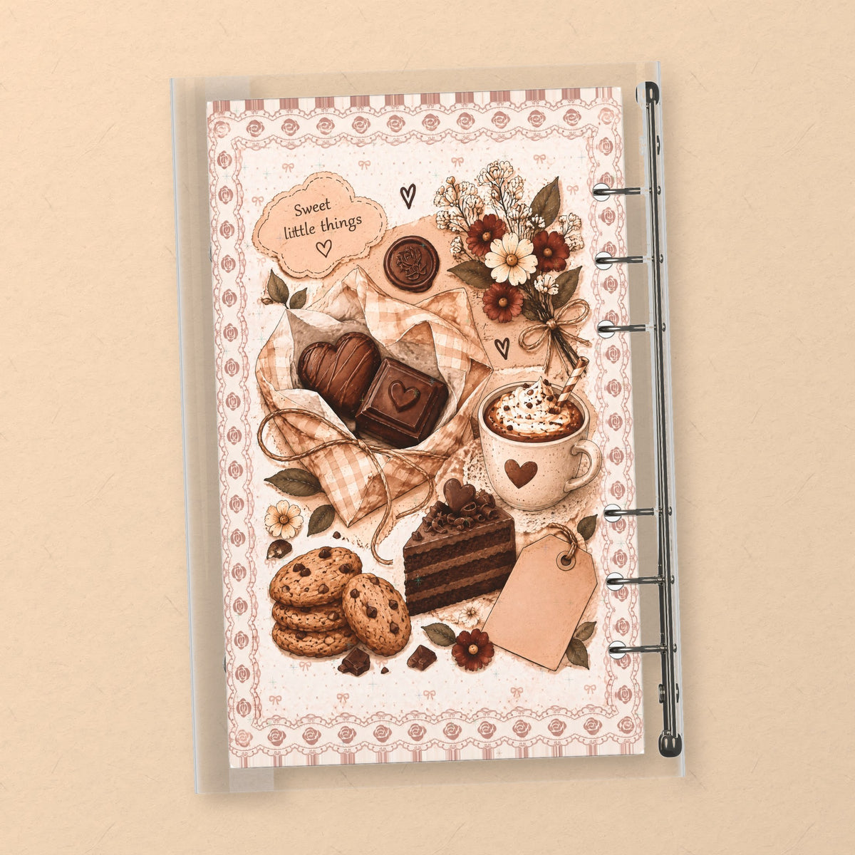 Chocolate Afternoon Tea back cover design