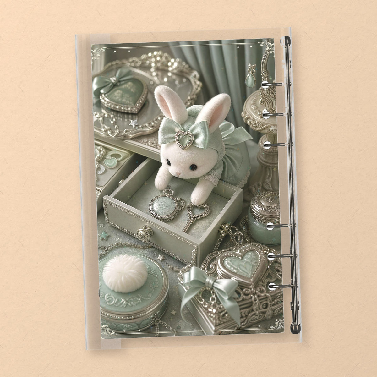 Green Mirror Vanity back cover design