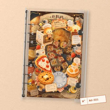 Butter Bakery (AG-021) A6 shaker binder notebook, front cover
