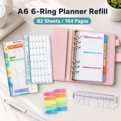 A6 6-Ring Planner Refill Kit detail image