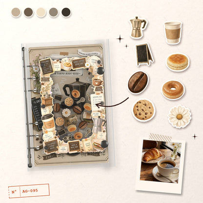 Cafe Breakfast design story: the charms inside and the cover