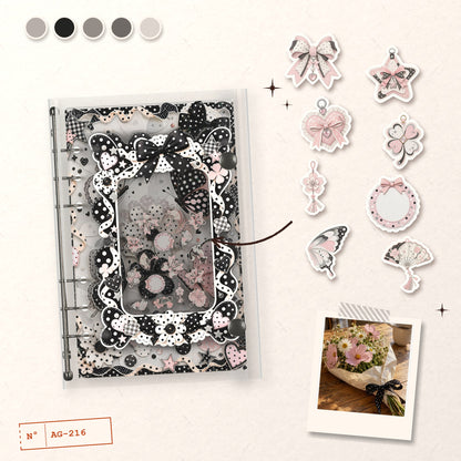 Polka Dot Butterflies design story: the charms inside and the cover
