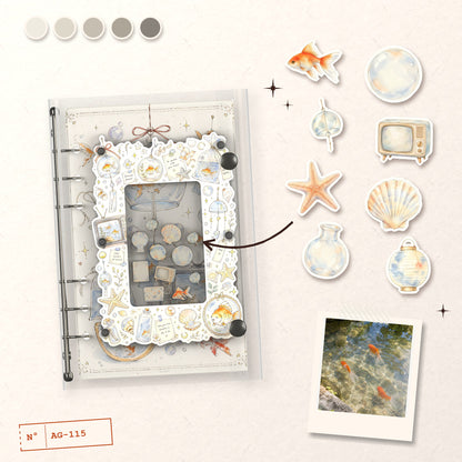 Goldfish Aquarium design story: the charms inside and the cover