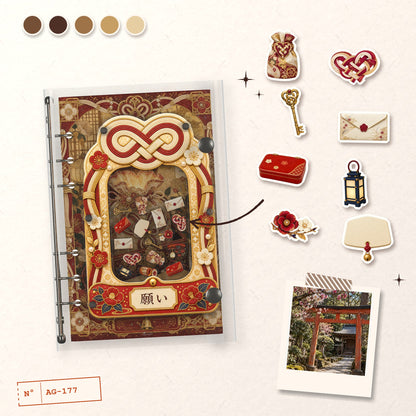 Lucky Charm Knot design story: the charms inside and the cover