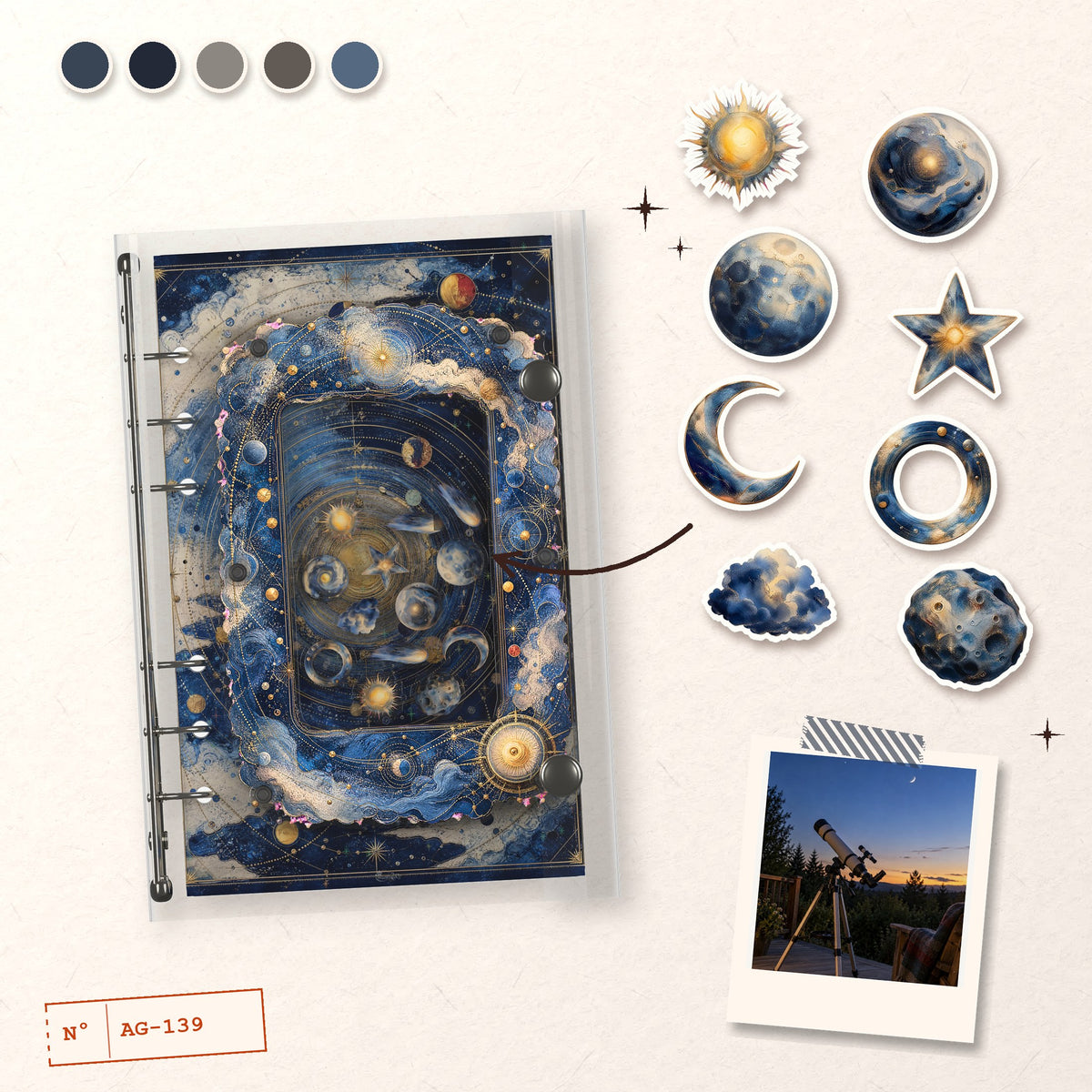 Solar System design story: the charms inside and the cover