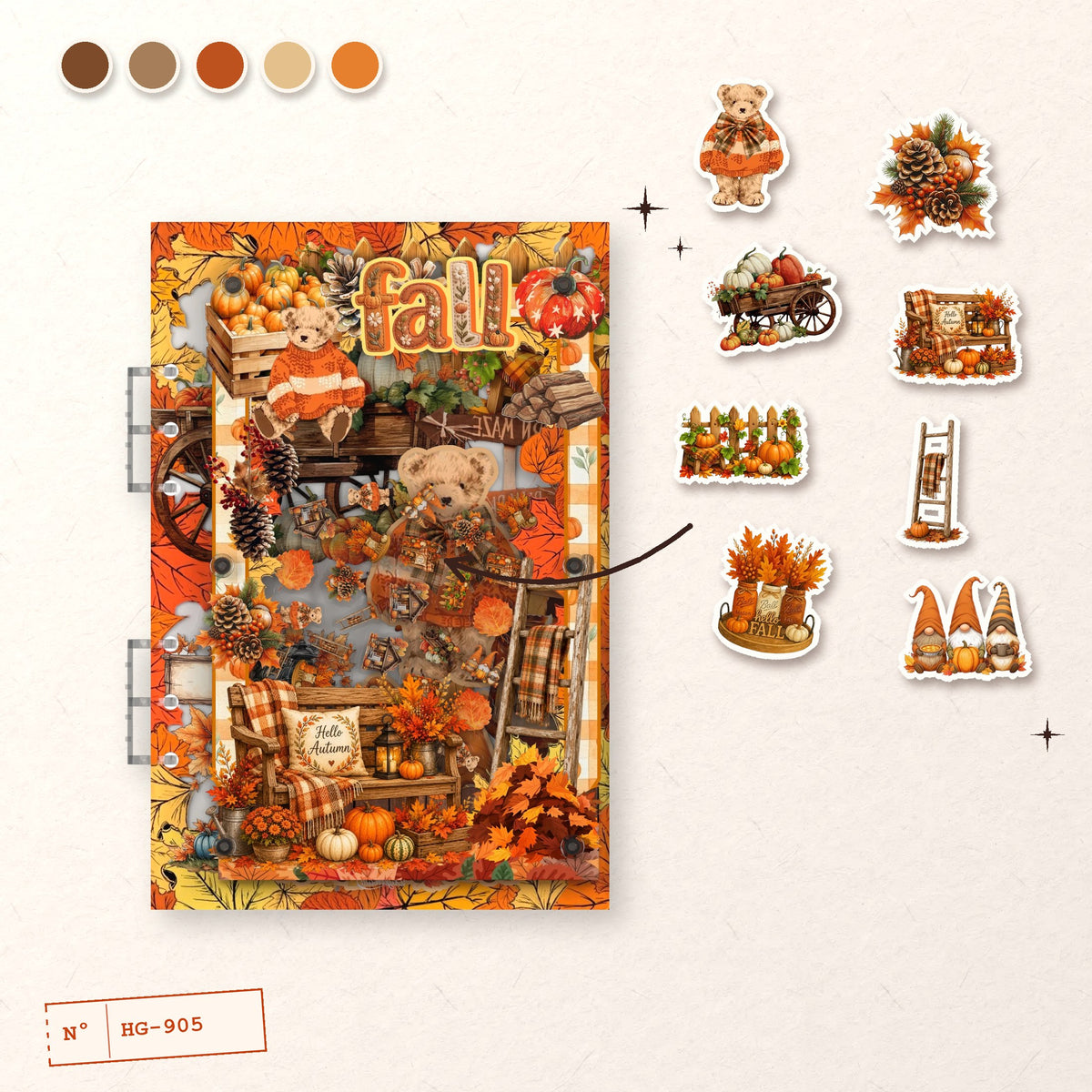 Cozy Autumn Porch design story: the charms inside and the cover
