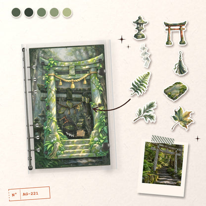 Misty Shrine Path design story: the charms inside and the cover