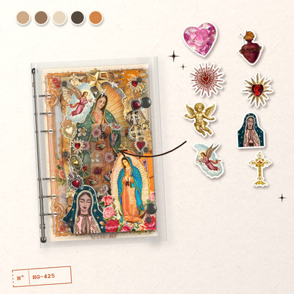 Our Lady of Guadalupe design story: the charms inside and the cover