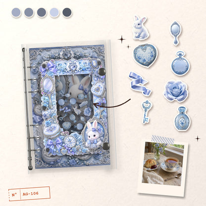 Blue Bunny Vanity design story: the charms inside and the cover