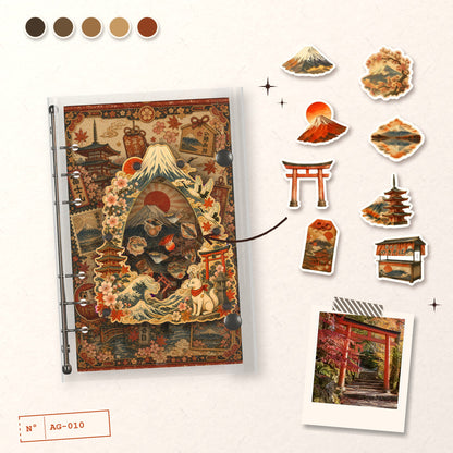 Fuji & Great Wave design story: the charms inside and the cover