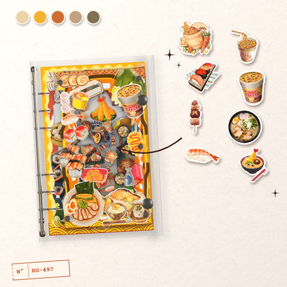 Sushi & Ramen design story: the charms inside and the cover