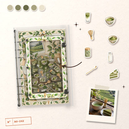 Matcha Latte Bar design story: the charms inside and the cover