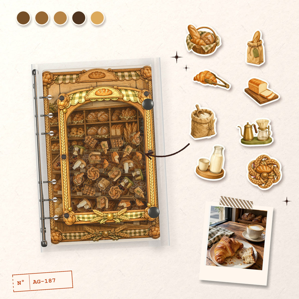 Warm Bakery design story: the charms inside and the cover