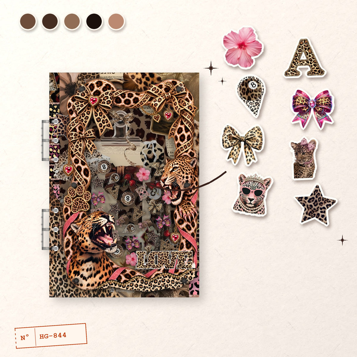 Leopard Print design story: the charms inside and the cover