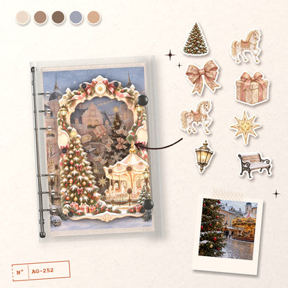 Snowy Carousel design story: the charms inside and the cover