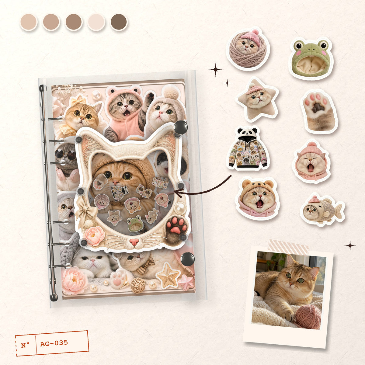 Meme Cats design story: the charms inside and the cover