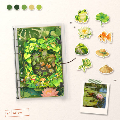 Pond Frogs design story: the charms inside and the cover