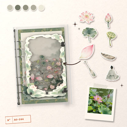 Green Lotus Pond design story: the charms inside and the cover