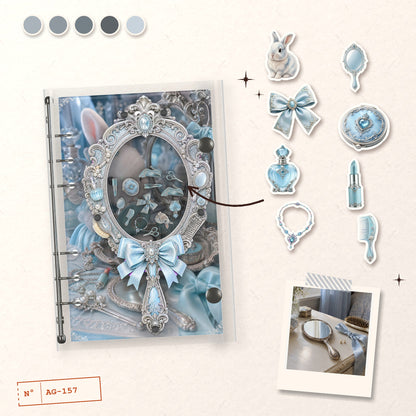 White Bunny Vanity design story: the charms inside and the cover