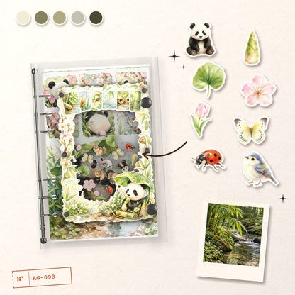 Panda Leaf Umbrella design story: the charms inside and the cover