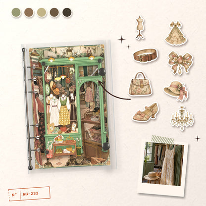 Vintage Boutique design story: the charms inside and the cover