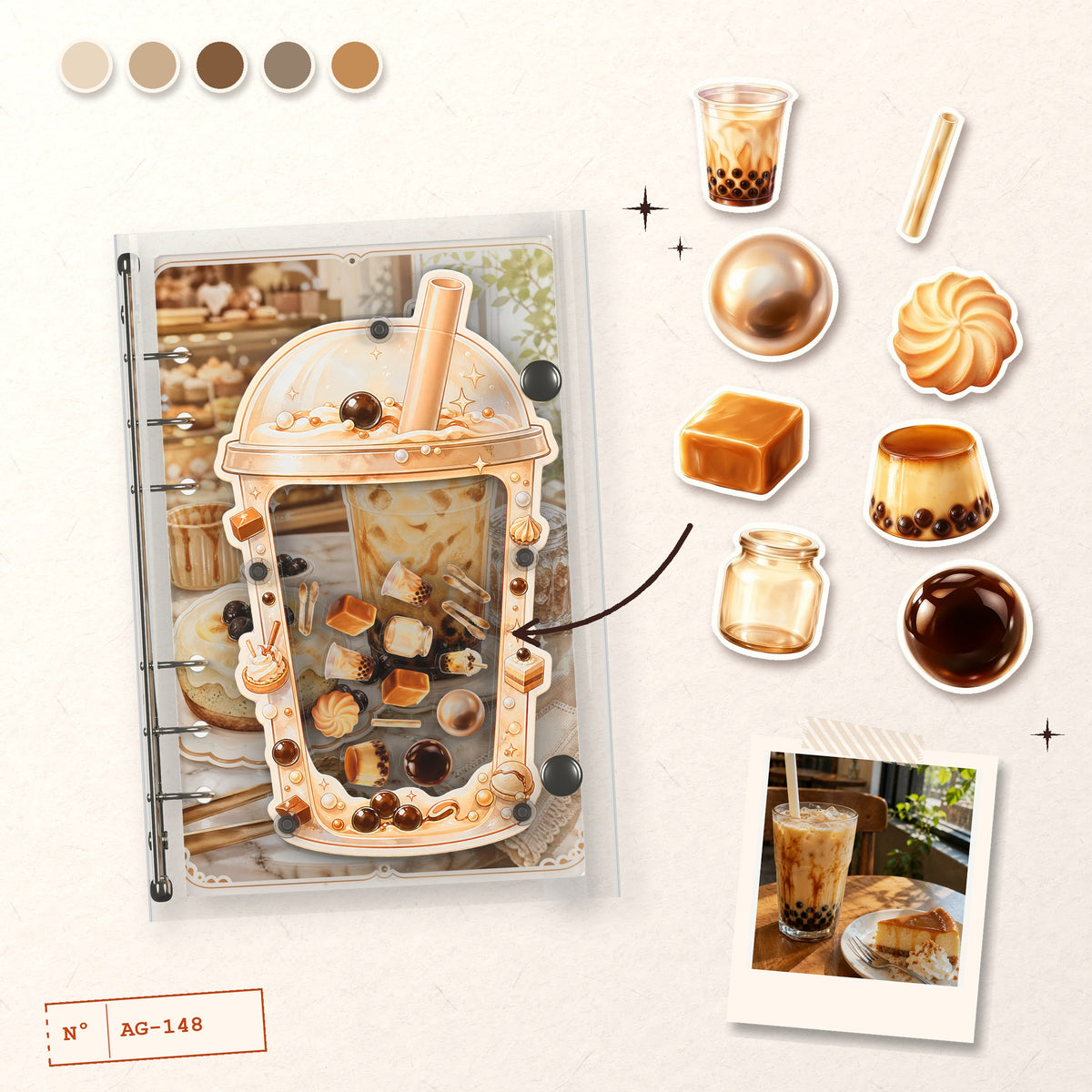 Bubble Tea design story: the charms inside and the cover
