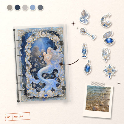 Moonlit Mermaid design story: the charms inside and the cover
