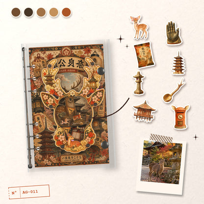 Nara Park Deer design story: the charms inside and the cover