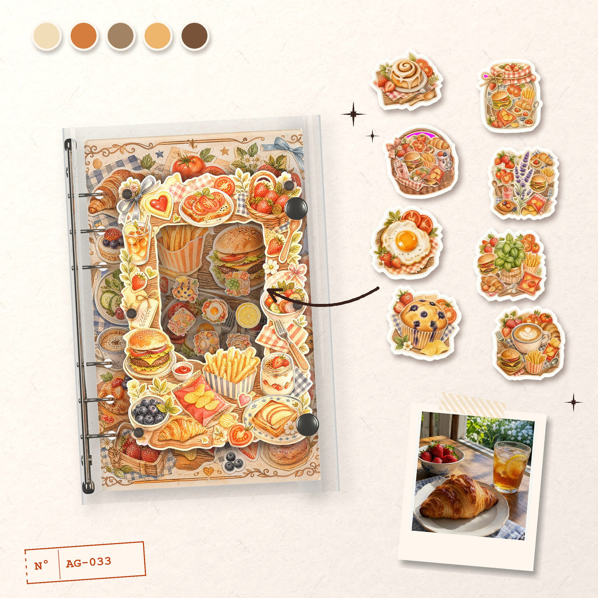 Brunch Stickers design story: the charms inside and the cover