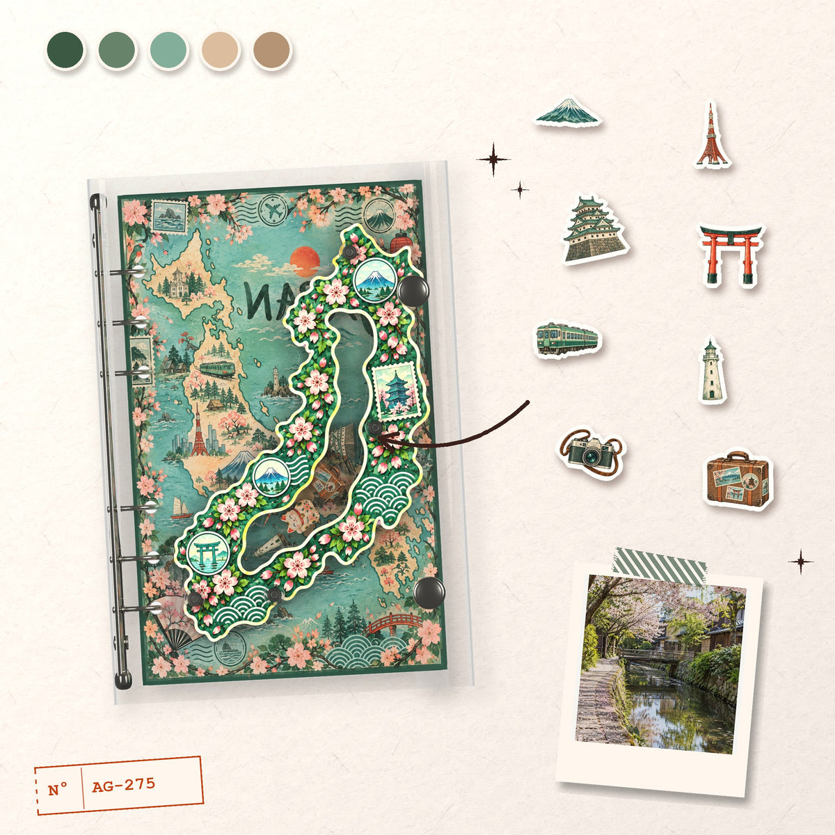 Sakura Japan Map design story: the charms inside and the cover