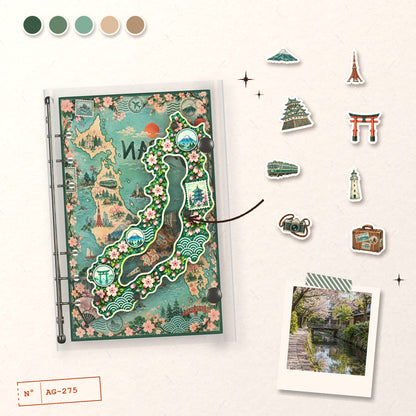 Sakura Japan Map design story: the charms inside and the cover