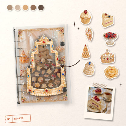 Golden Jewel Cake design story: the charms inside and the cover