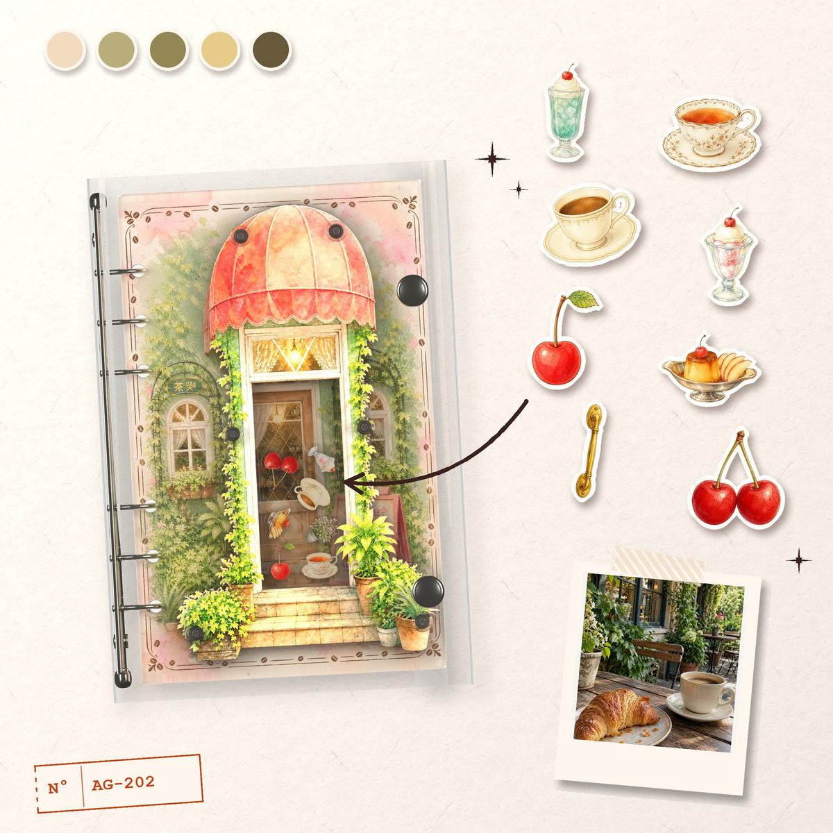Showa Cafe design story: the charms inside and the cover