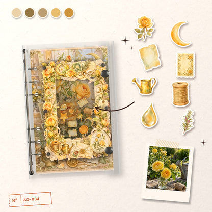 Golden Climbing Roses design story: the charms inside and the cover