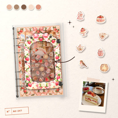Strawberry Bunny design story: the charms inside and the cover