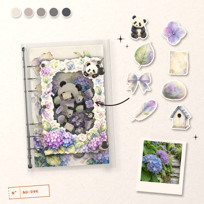 Hydrangea Panda design story: the charms inside and the cover