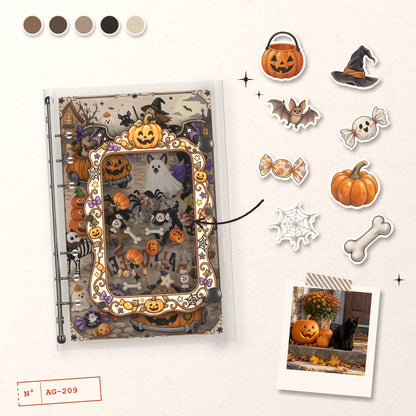 Halloween Dog Parade design story: the charms inside and the cover
