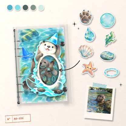 Otter Lagoon design story: the charms inside and the cover
