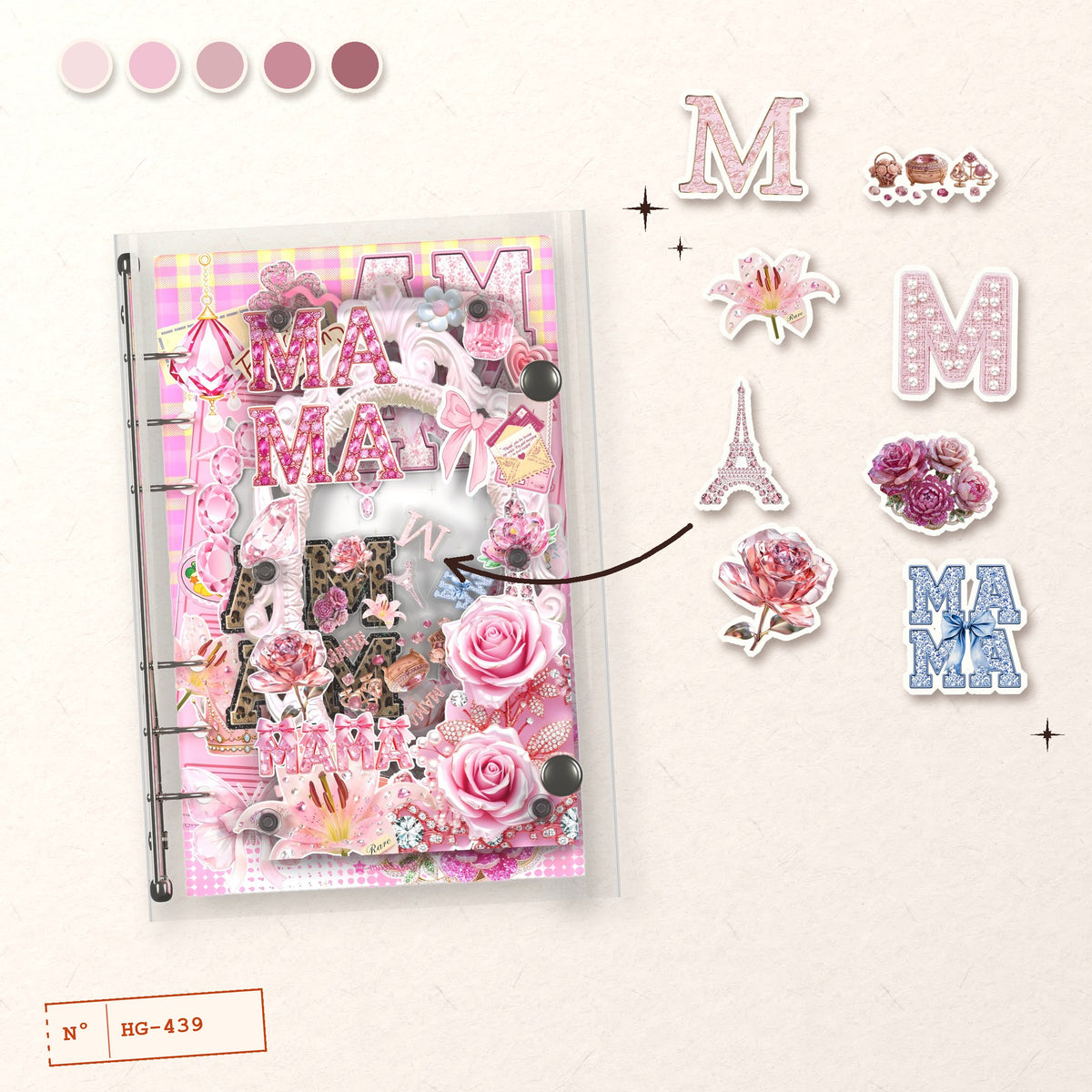 Mama Rose design story: the charms inside and the cover