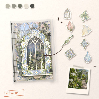 Gothic Garden Window design story: the charms inside and the cover